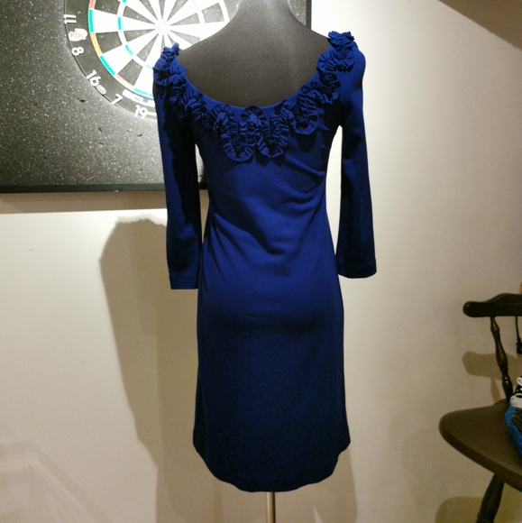 Tibi Ruffled stretch-jersey dress like new - Picture 5 of 12